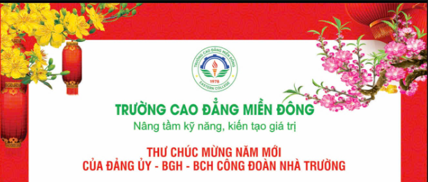 Thư chúc mừng năm mới của Đảng ủy - BGH - BCH công đoàn nhà trường